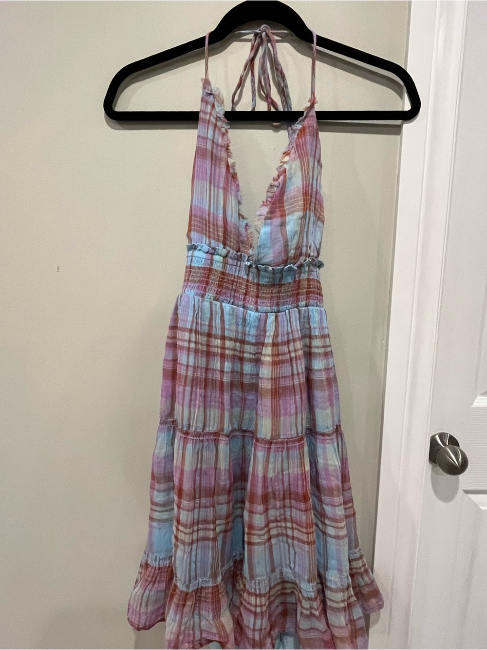 urban outfitter kimchi blue plaid dress